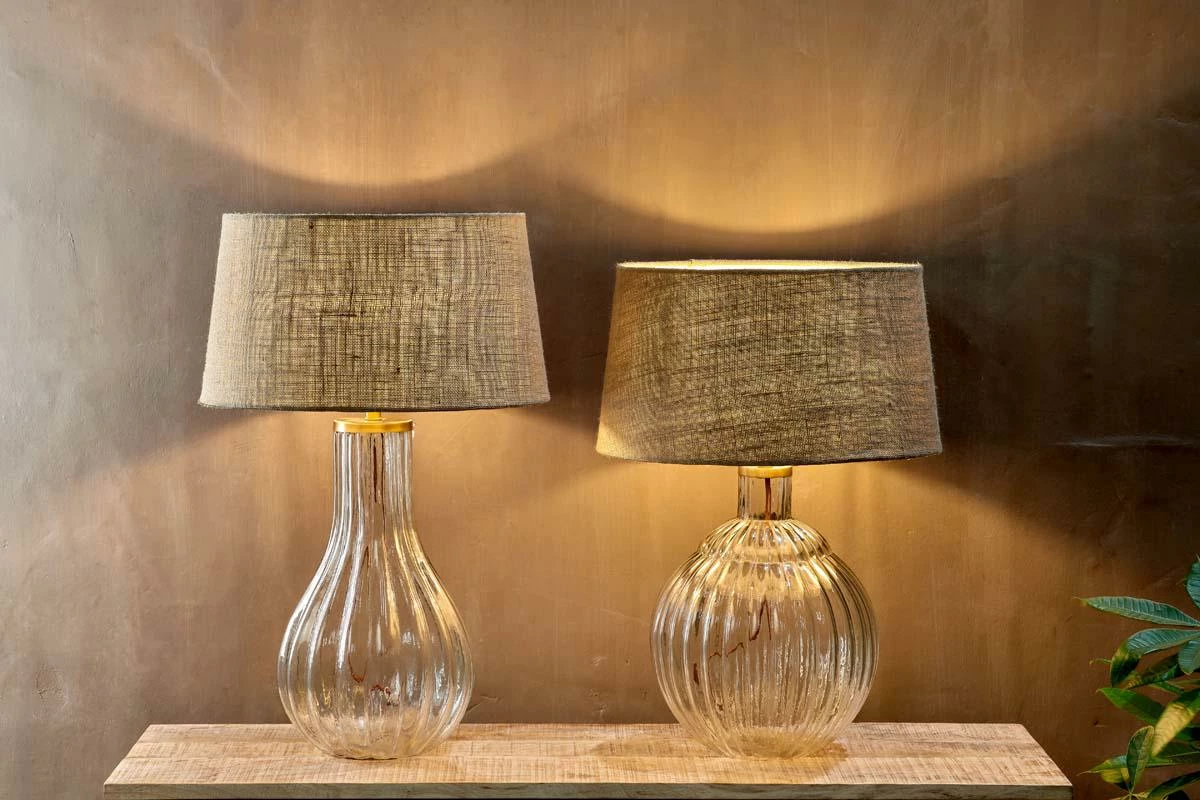 Nkuku Tall Clear Glass Varanisi Lamp 6 Nkuku Tall Clear Glass Varanisi Lamp