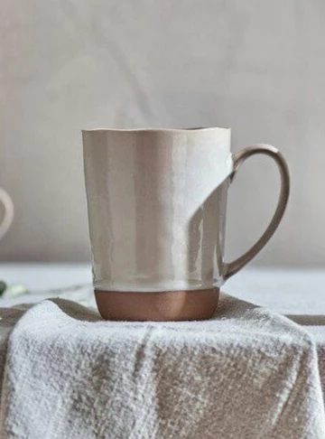 Nkuku Edo Glazed Terracotta Mug Tall 2 Nkuku Edo Glazed Terracotta Mug Tall