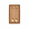 Nkuku Elephant Brass Spoon - Set of 2 Gift Set