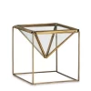 Nkuku Karana Planter on Stand - Antique Brass