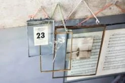 Nkuku Medium Kiko Antique Brass Hanging Frame 5 x 7 inch Portrait 3 Nkuku Medium Kiko Antique Brass Hanging Frame 5 x 7 inch Portrait