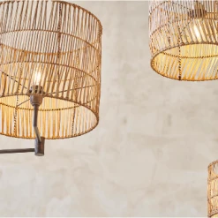 Nkuku Banso Wicker Lampshade - Medium 5 Nkuku Banso Wicker Lampshade - Medium