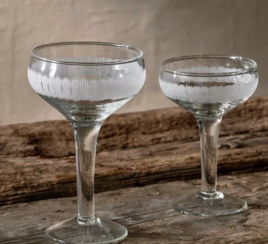 Nkuku Anara Etched Champagne Glass 2 Nkuku Anara Etched Champagne Glass