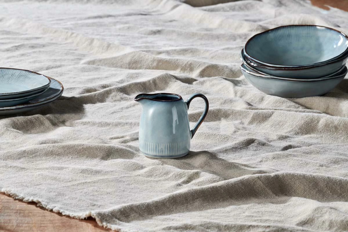 Nkuku Small Dusty Blue Malia Jug 2 Nkuku Small Dusty Blue Malia Jug