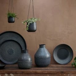 Nkuku Large Black Mahika Vase