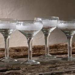 Nkuku Anara Etched Cocktail Glass