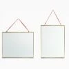 Nkuku 10x15 cm Brass and Glass Kiko Horizontal Frame