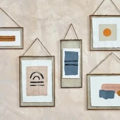 Nkuku Xl Brass Kiko Frame Landscape 29 X 36 Cm