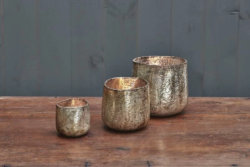 Nkuku Aban Rustic T-Light - Rustic Gold - Large 2 Nkuku Aban Rustic T-Light - Rustic Gold - Large