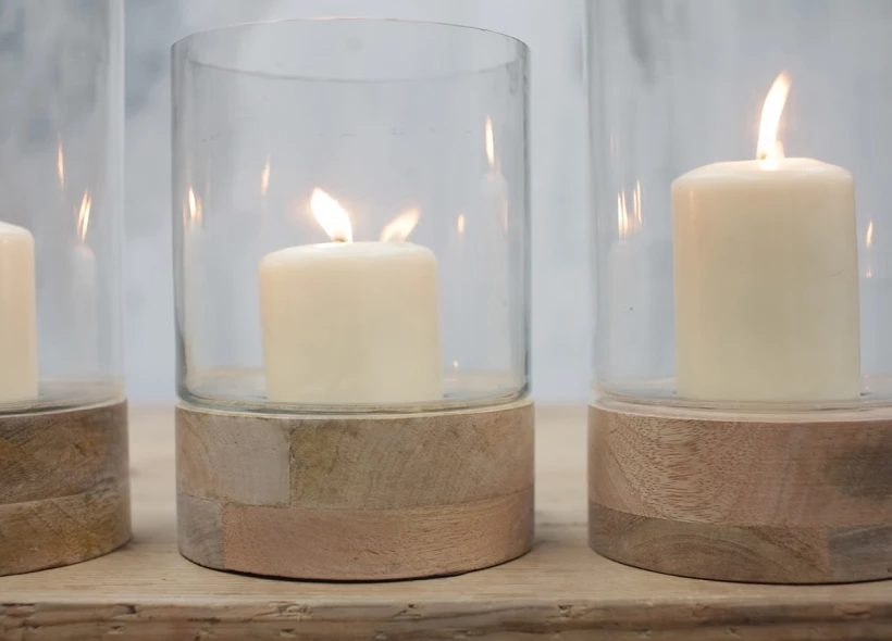 Nkuku Small Straight Idha Hurricane Lantern 4 Nkuku Small Straight Idha Hurricane Lantern