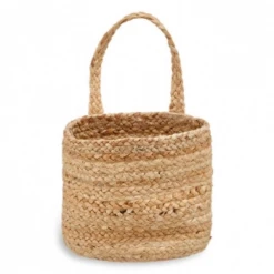 Nkuku Chapad Hemp Wide Wall Hung Basket - Large