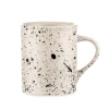Nkuku Tall Black and White Splatter Mug