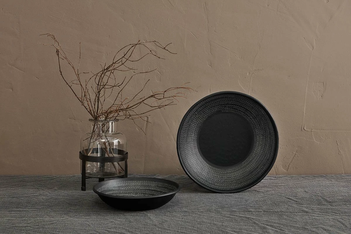 Nkuku Small Black Aluminium Mahika Bowl 4 Nkuku Small Black Aluminium Mahika Bowl