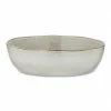Nkuku Large Cream Amina Serving Bowl