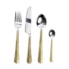 Nkuku Set of 16 Brushed Gold Osko Cutlery
