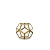 Nkuku Brass Menni Lantern Hexagon