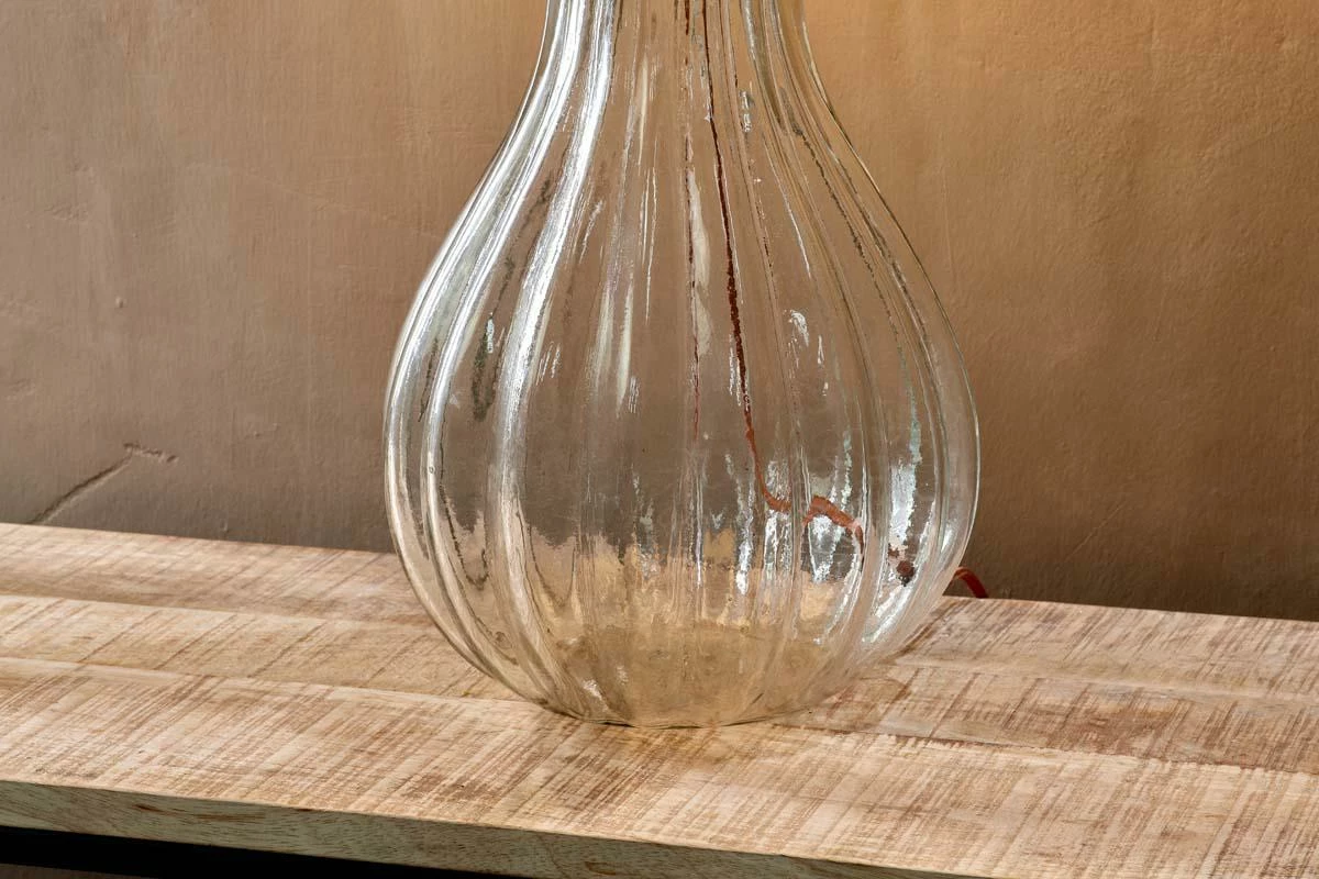 Nkuku Tall Clear Glass Varanisi Lamp 3 Nkuku Tall Clear Glass Varanisi Lamp