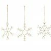 Nkuku Set of 3 9x8 cm Brass Wire Dagari Stars