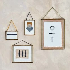 Nkuku Brass Kiko Frame Portrait 8 X 10