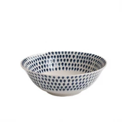 Nkuku Indigo Drop Cereal Bowl