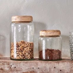 Nkuku Charal Storage Jar Clear