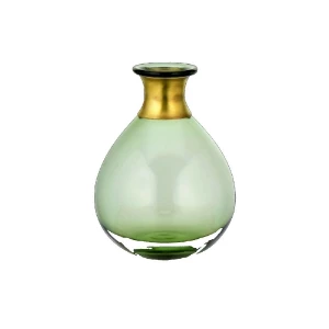 Nkuku Miza Mini Glass Vase In Green 1 Nkuku Miza Mini Glass Vase In Green