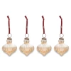 Nkuku Set of 4 Gold Luster Eliza Baubles