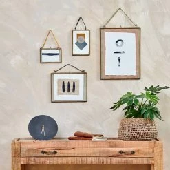 Nkuku Brass Kiko Frame Portrait 4 X 6