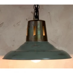 Nkuku Shimla Pendant - Distressed Grey - Small