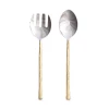 Nkuku Sirkali Brushed Gold Salad Servers