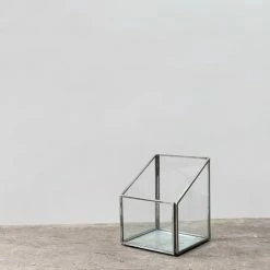 Nkuku Mini Asymmetric Cube Terrarium