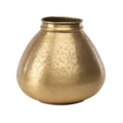 Nkuku Large Nami Brass Vase