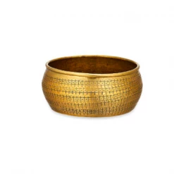 Nkuku Medium Etched Tembesi Planter