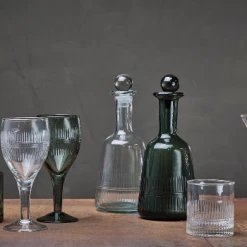 Nkuku Set of 4 Clear Mila Wine Glass