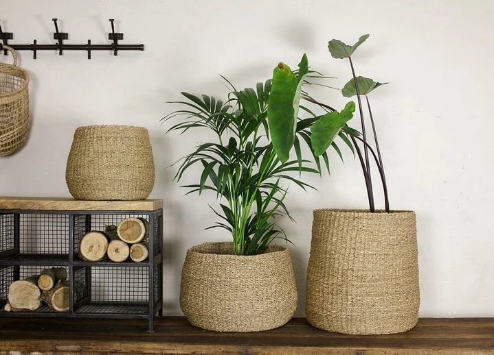 Nkuku Natural Small Noko Seagrass Basket 4 Nkuku Natural Small Noko Seagrass Basket