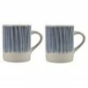 Nkuku Set of 2 Blue Tall Karuma Mugs