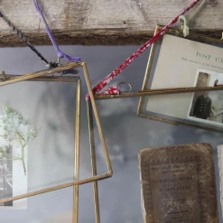 Nkuku Brass Kiko Photo Frame