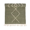 Nkuku Lamandi Recycled Runner - Moss Green