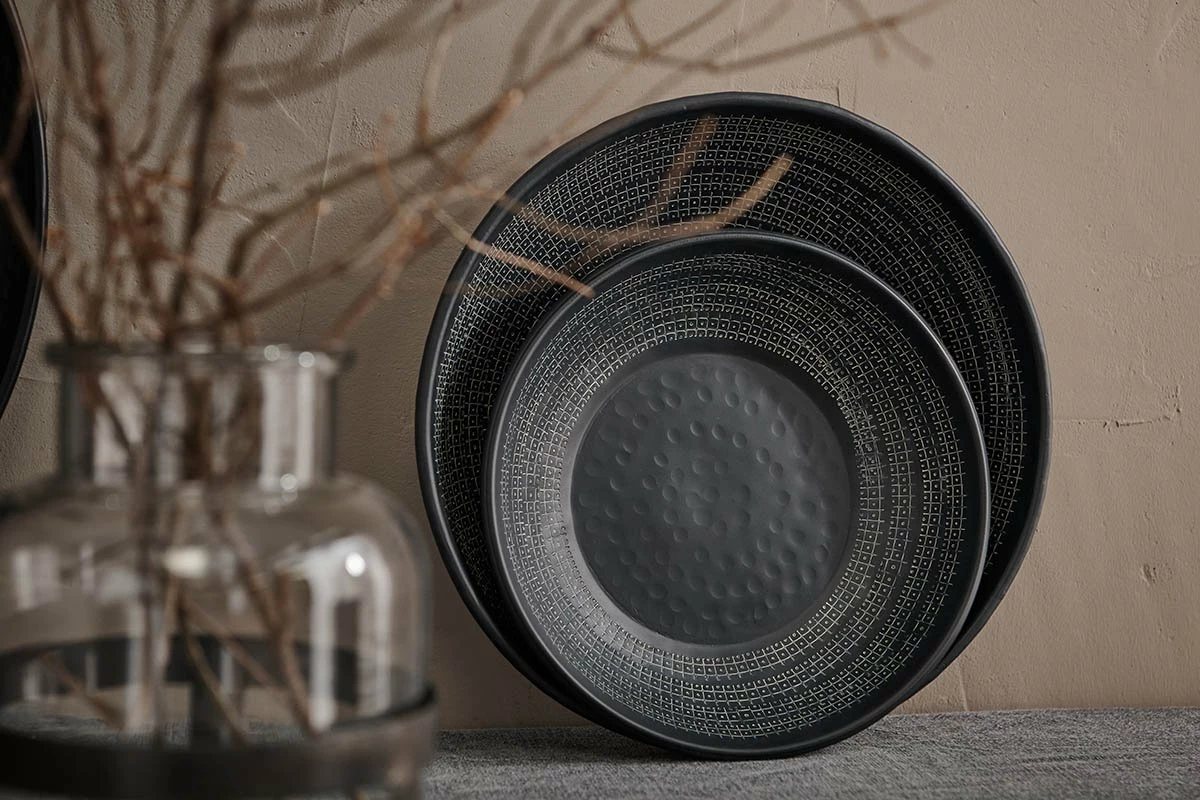 Nkuku Small Black Aluminium Mahika Bowl 3 Nkuku Small Black Aluminium Mahika Bowl