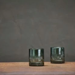 Nkuku Emerald Green Glass Tumbler