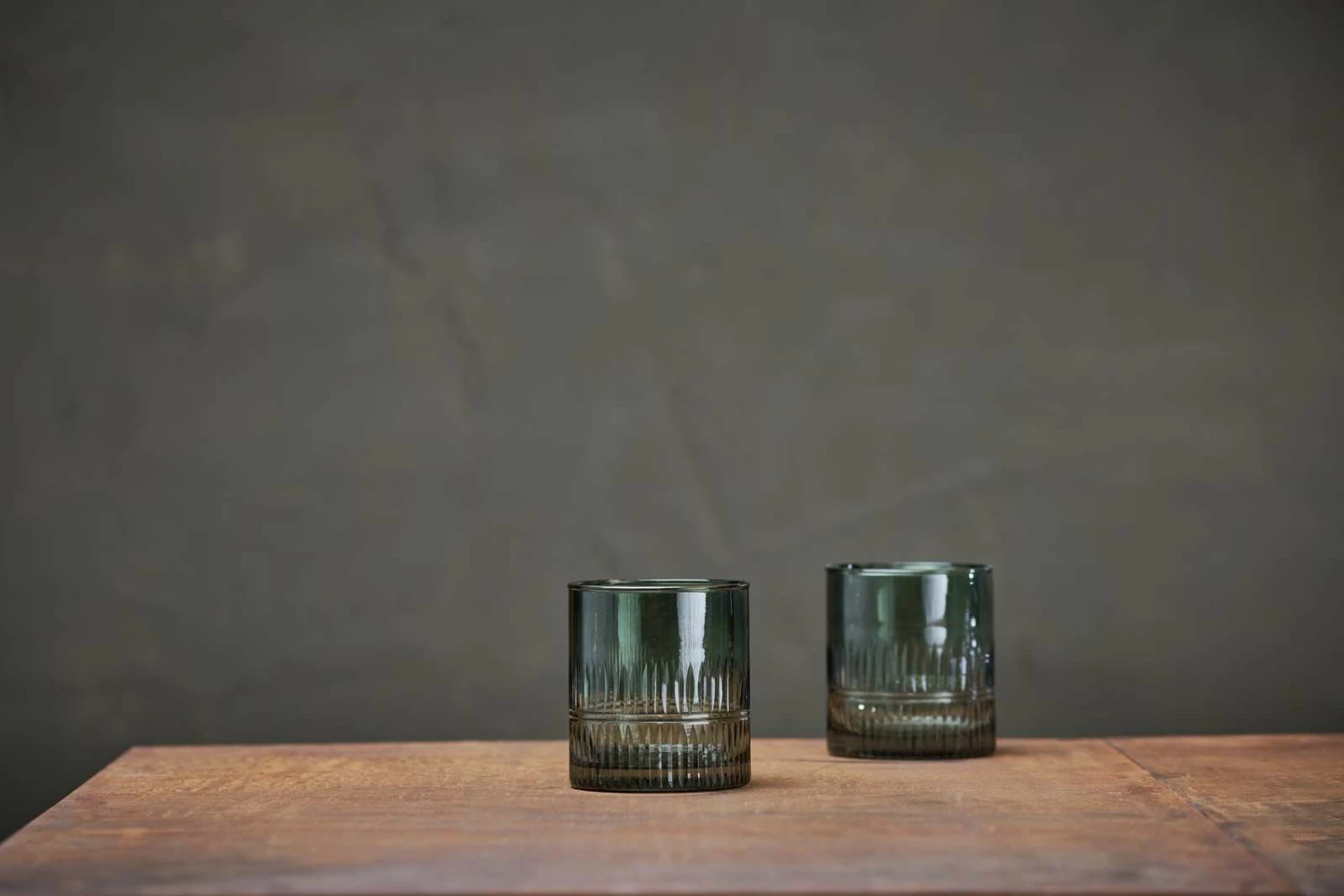 Nkuku Emerald Green Glass Tumbler 2 Nkuku Emerald Green Glass Tumbler