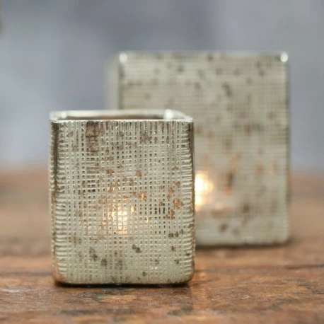 Nkuku Large Subira Etched Glass T-Light Holder 3 Nkuku Large Subira Etched Glass T-Light Holder