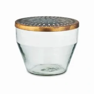 Nkuku Ramla Vase with Lid- Tapered 1 Nkuku Ramla Vase with Lid- Tapered