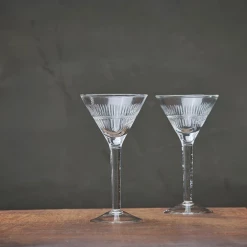 Nkuku Mila Cocktail Glass - Clear Set of 2