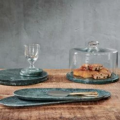 Nkuku Ovah Marble Coasters - Set 4