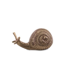 Nkuku Brass Snail Paperweight - Large