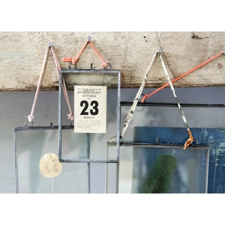 Nkuku Medium Zinc Glass Kiko Frame 6 Nkuku Medium Zinc Glass Kiko Frame