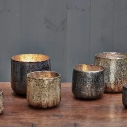 Nkuku Aban Rustic T-Light - Rustic Gold - Large 5 Nkuku Aban Rustic T-Light - Rustic Gold - Large