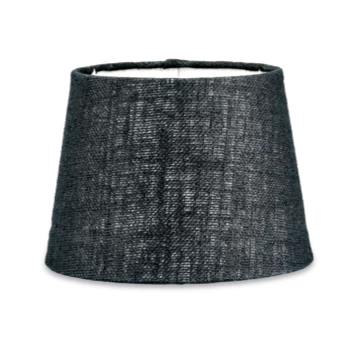 Nkuku Dia Jute Ink Lampshade - Small 1 Nkuku Dia Jute Ink Lampshade - Small