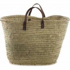 Nkuku Hasani Morrocan Shopper With Leather Handles